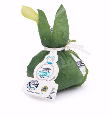 Burrata di Andria PGI with leaf 500g