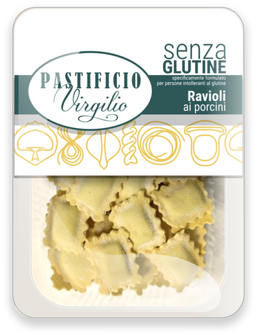 Gluten-free ravioli with porcini mushrooms 200g