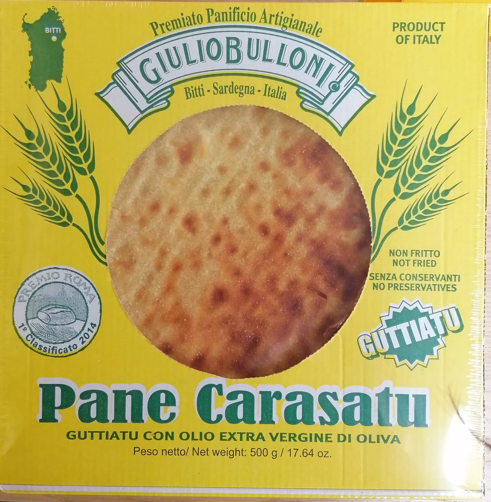 Carasatu  Guttiatu bread with evo oil 250g